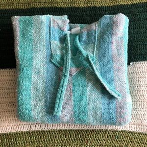 Super cute teal baja hoodie